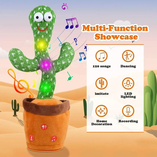 Plush Dancing Cactus Toy